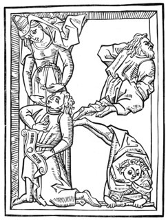 Letter K, alphabet of initial letters, 1462 (1844). Artist: Unknown