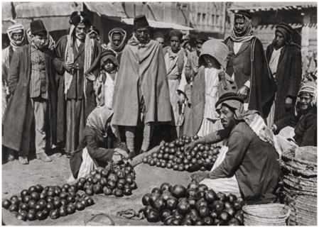 Fruit market in Baghdad, Iraq, 1925. Artist: A Kerim