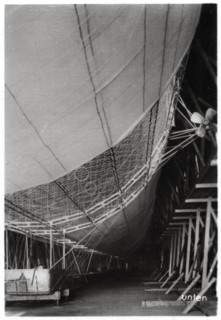 Airship LZ1 'Graf Zeppelin' under construction, 1899 (1933). Artist: Unknown