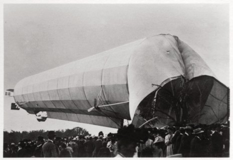 Zeppelin LZ 5 at Goeppingen, Germany, 1909 (1933). Artist: Unknown