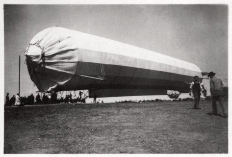 Zeppelin LZ 5 at Goeppingen, Germany, 1909 (1933). Artist: Unknown