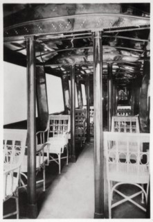 Passenger cabin of Zeppelin LZ7 'Deutschland I', 1909 (1933). Artist: Unknown
