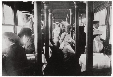 Film company on board Zeppelin LZ13 'Hansa', c1912-1914 (1933). Artist: Unknown