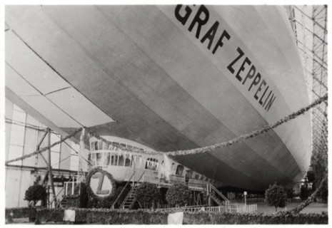 Launch ceremony for Zeppelin LZ127 'Graf Zeppelin', Friedrichshafen, Germany, 9th July 1928 (1933). Artist: Unknown