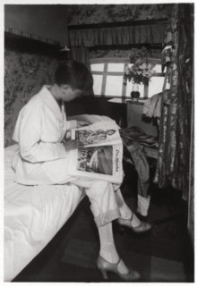 View of a passenger cabin on board Zeppelin LZ 127 'Graf Zeppelin', 1933. Artist: Unknown