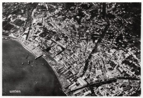 Aerial view of Funchal, Madeira, from a Zeppelin, 1928 (1933). Artist: Unknown