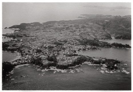 Aerial view of Oginohama, Japan, from a Zeppelin, 1929 (1933). Artist: Unknown