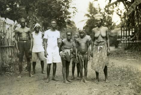 Local people, Sierra Leone, 20th century. Artist: Unknown