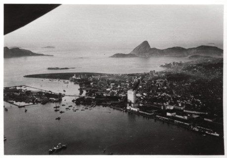 Aerial view of Rio de Janeiro, Brazil, from a Zeppelin, 1930 (1933). Artist: Unknown