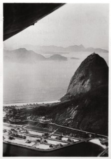 Aerial view of Sugarloaf Mountain, Rio de Janeiro, Brazil, from a Zeppelin, 1930 (1933). Artist: Unknown