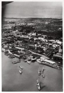 Aerial view of Natal, South Africa, from a Zeppelin, 1930 (1933). Artist: Unknown