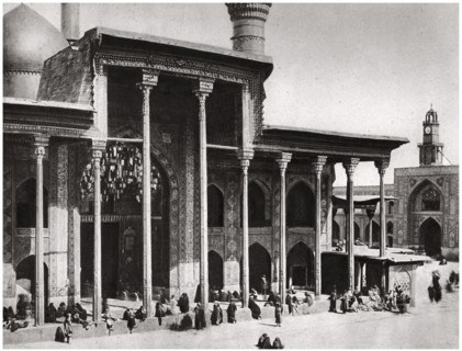 The entrance gate of the Kadimain Mosque leading to the tomb of the Imam Moosa Al Kadim, 1925. Artist: A Kerim