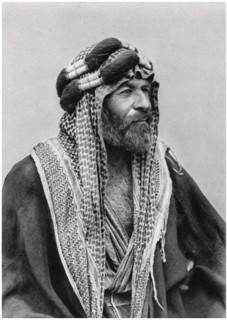 An Arab sheikh, Iraq, 1925. Artist: A Kerim