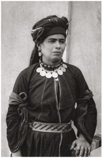 Kurdish lady in her best costume, Iraq, 1925. Artist: A Kerim