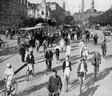 The Vesterbrogade, Copenhagen, Denmark, c1922.Artist: T Larsen