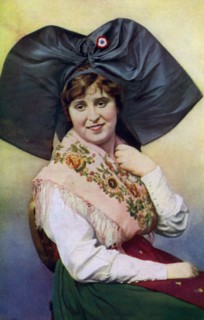 A patriot from Alsace and Lorraine, c1922. Artist: Crete