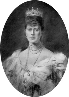 'Her Majesty Queen Mary', 1910.Artist: George C Wilmshurst
