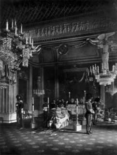'When the Day of Toil is Done, the Lying in State', 1910. Artist: Unknown