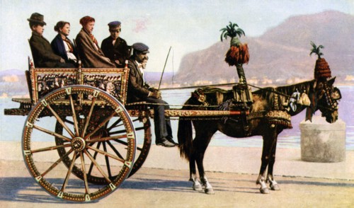 Cart, Palermo, Sicily, c1923. Artist: Unknown