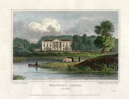 Beaumont Lodge, Windsor, Berkshire, 1818. Artist: MS Barenger