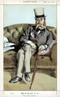 'The novelist of Society', 1871.Artist: Coide