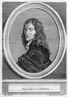 William Faithorne, 17th century English artist, c1800.Artist: Alexander Bannerman