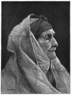Old Jewish woman of Cairo, Egypt, 1882. Artist: Montbard