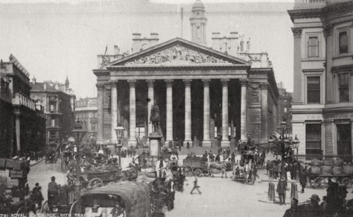 The Royal Exchange, London, late 19th or early 20th century. Artist: Unknown