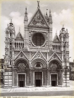 Facade of Siena Cathedral, Italy, late 19th or early 20th century. Artist: Unknown