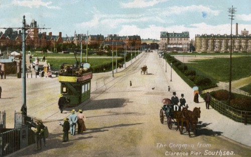 The Common from Clarence Pier, Southsea, Hampshire, c1904. Artist: Unknown