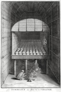 Tombs of the Virginian kings, c1734. Artist: Bernard Picart