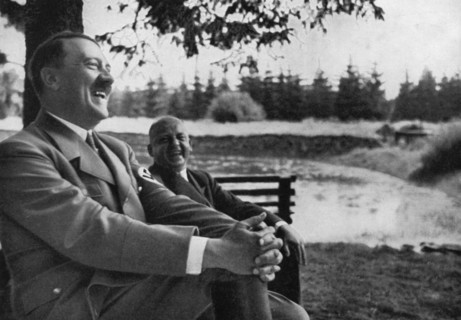 Adolf Hitler taking a travel break in the Harz mountain range, Germany, 1936. Artist: Unknown