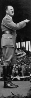 Adolf Hitler at the Nuremberg Rally, Germany, 1935. Artist: Unknown