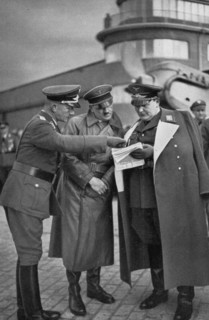 First inspection of the Luftwaffe's Richthofen Squadron, Germany, 1936. Artist: Unknown