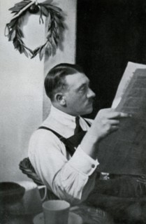 Adolf Hitler in his cell in the Landsberg fortress, Bavaria, Germany, 1924. Artist: Unknown