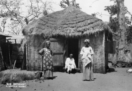 A wattle house, Bathurst, Gambia, 20th century. Artist: Unknown