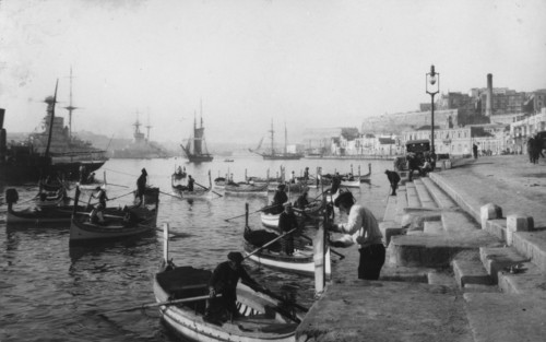 Grand Harbour, Malta, 1937. Artist: Unknown