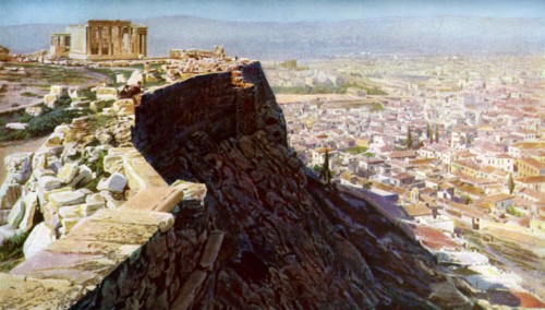 Erechtheion, Athens, Greece, c1924. Artist: Unknown