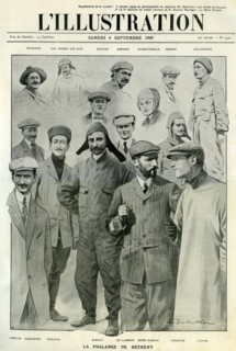 Famous aviators, cover of L'Illustration, 4 September 1909. Artist: Unknown