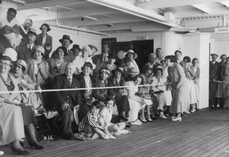 On board the RMS 'Atlantis', c1929-c1939(?). Artist: Unknown