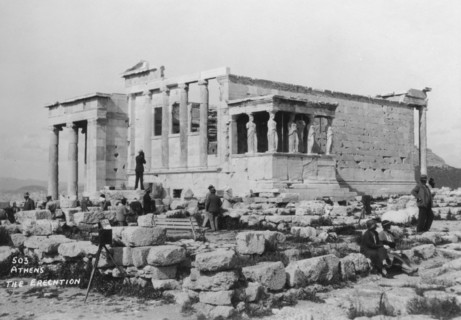 Erechtheion, Athens, Greece, c1920s-c1930s(?). Artist: Unknown
