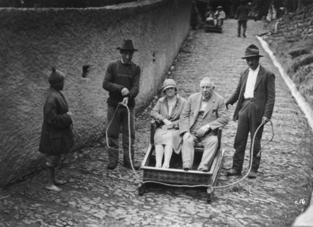 Monte sledge, Madeira, Portugal, c1920s-c1930s(?). Artist: Unknown