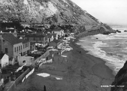 Beach, Gibraltar, c1920s-c1930s(?). Artist: Unknown