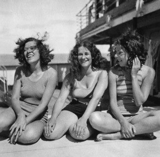 Three passengers on a Cunard Line cruise to the West Indies, January-March 1931. Artist: Unknown