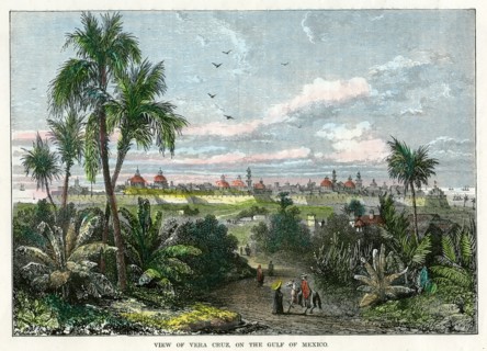 'View of Vera Cruz, on the Gulf of Mexico', Mexico, c1880. Artist: Unknown