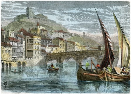 View of the city of Verona, Italy, c1880. Artist: Unknown