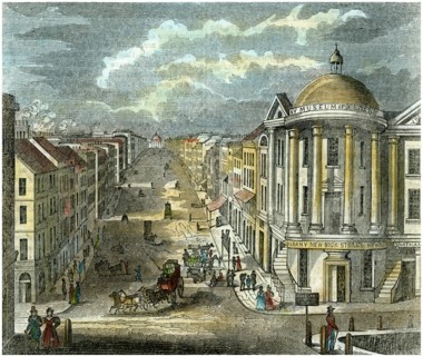 State Street, Albany, New York, USA, c1835. Artist: Unknown