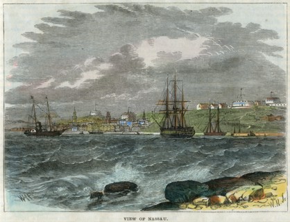 'View of Nassau', Bahamas, c1880. Artist: Unknown