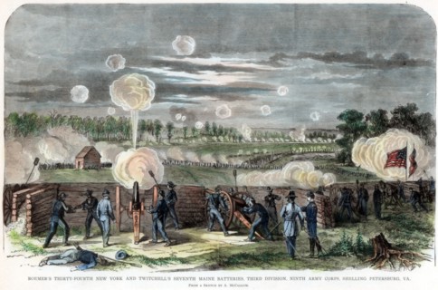 Siege of Petersburg, Virginia, American Civil War, c1864-c1865. Artist: Unknown