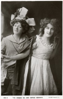 Isa and Empsie Bowman, British actresses, c1900s(?). Artist: Unknown
